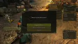 La animaci&oacute;n de regreso a pantalla principal de Monster Hunter Wilds. Espero que se pueda saltar