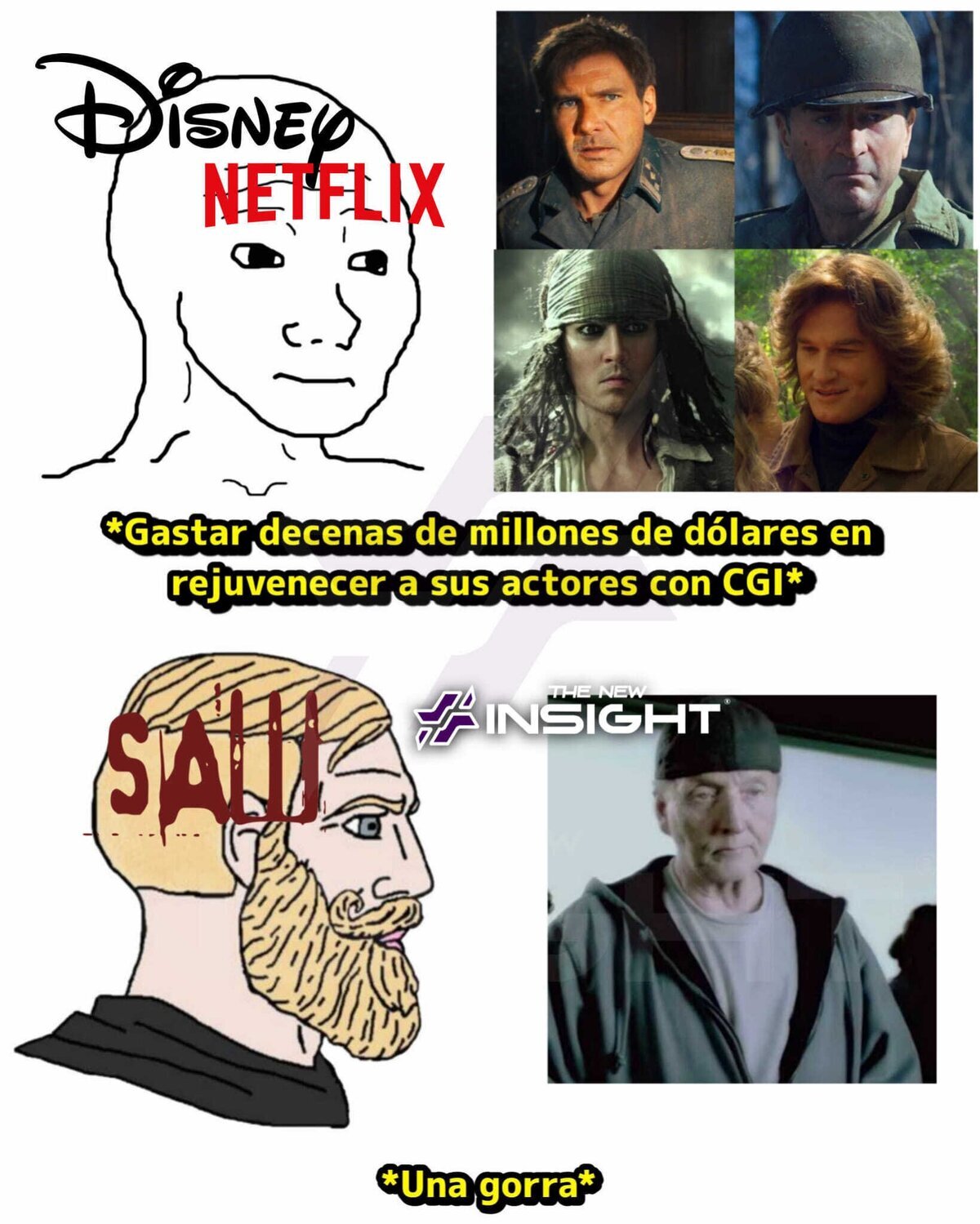 Así se camufla a un viejo