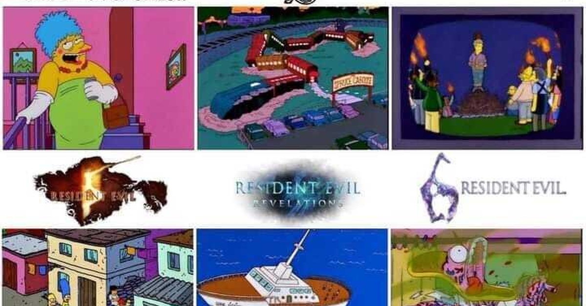 Resident Evil Simpsonizado