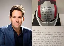 Paul Rudd le escribe una carta a un chico de 12 a&ntilde;os que no recibi&oacute; ningun mensaje en su anuario.