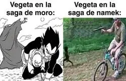 Un cambio radical en Vegeta