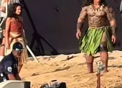 Filtrada una imagen de Dwayne Johnson en el Live Action de Moana