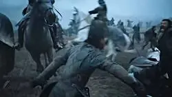 Esta secuencia de La Batalla de los Bastardos