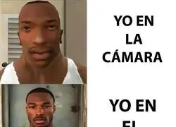 La c&aacute;mara vs el espejo