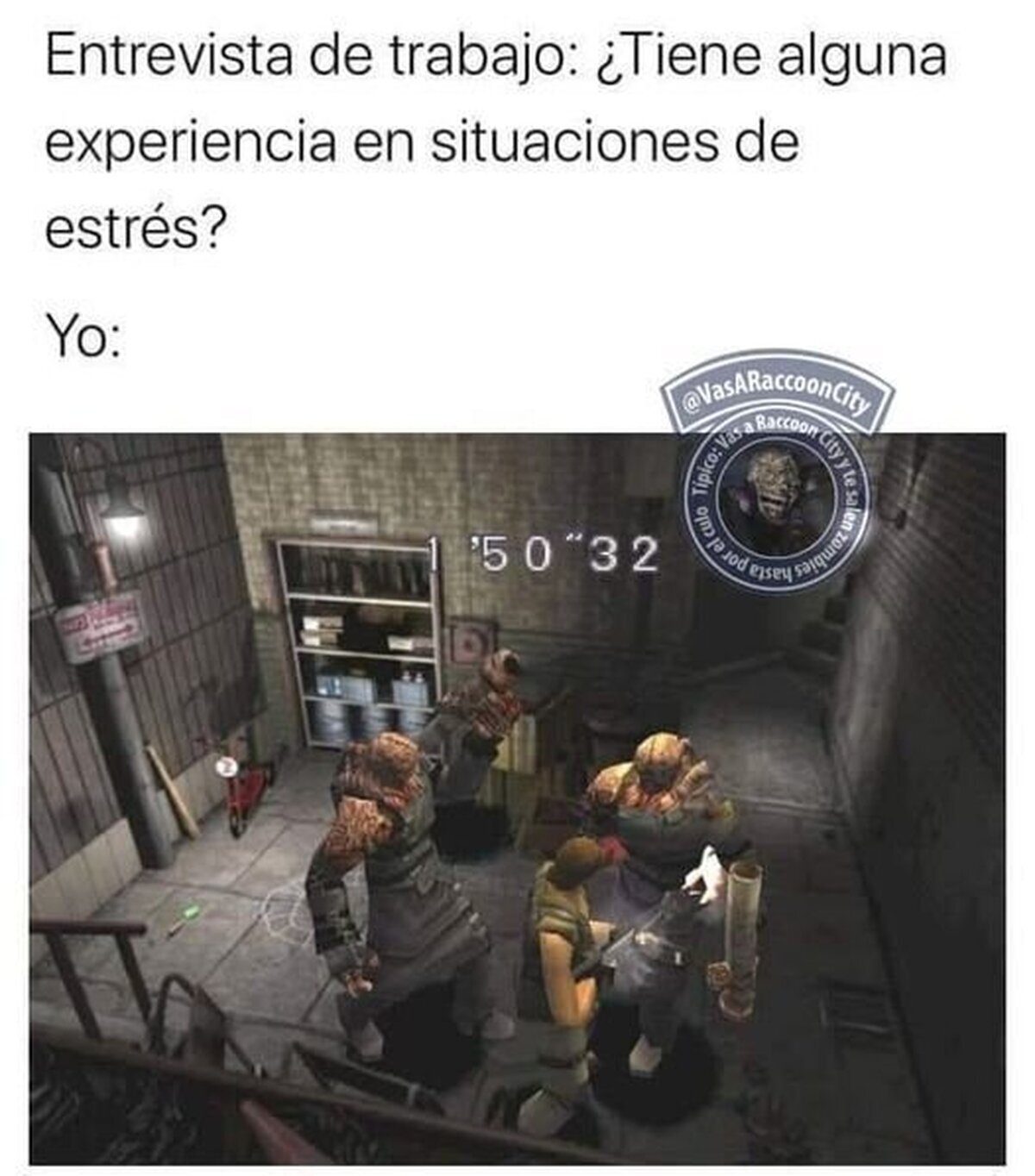 Las típicas contrarreloj de Resident Evil
