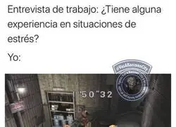 Las t&iacute;picas contrarreloj de Resident Evil