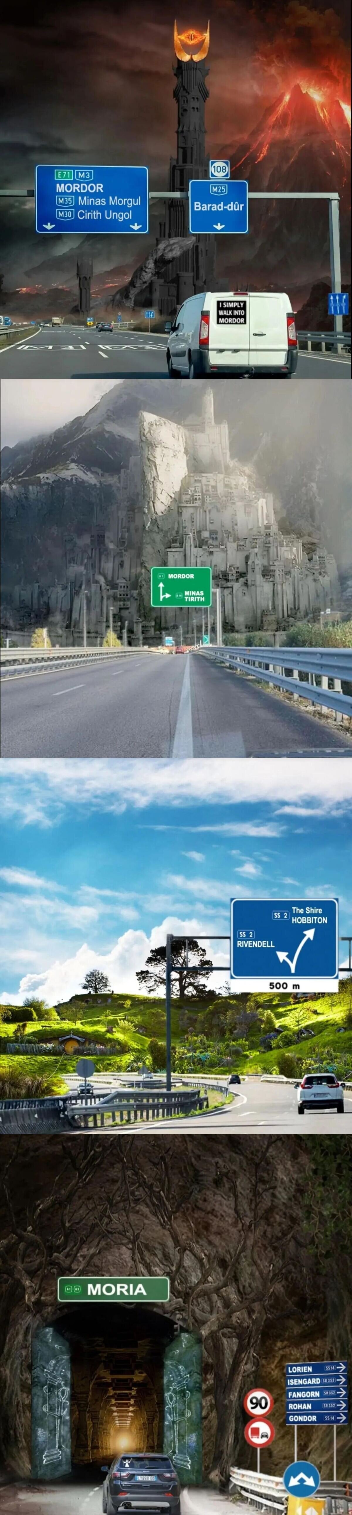 La Tierra Media tras unos cuantos siglos de desarrollo: