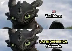 Los distintos nombres de Toothless