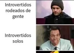 Es regla de los introvertidos