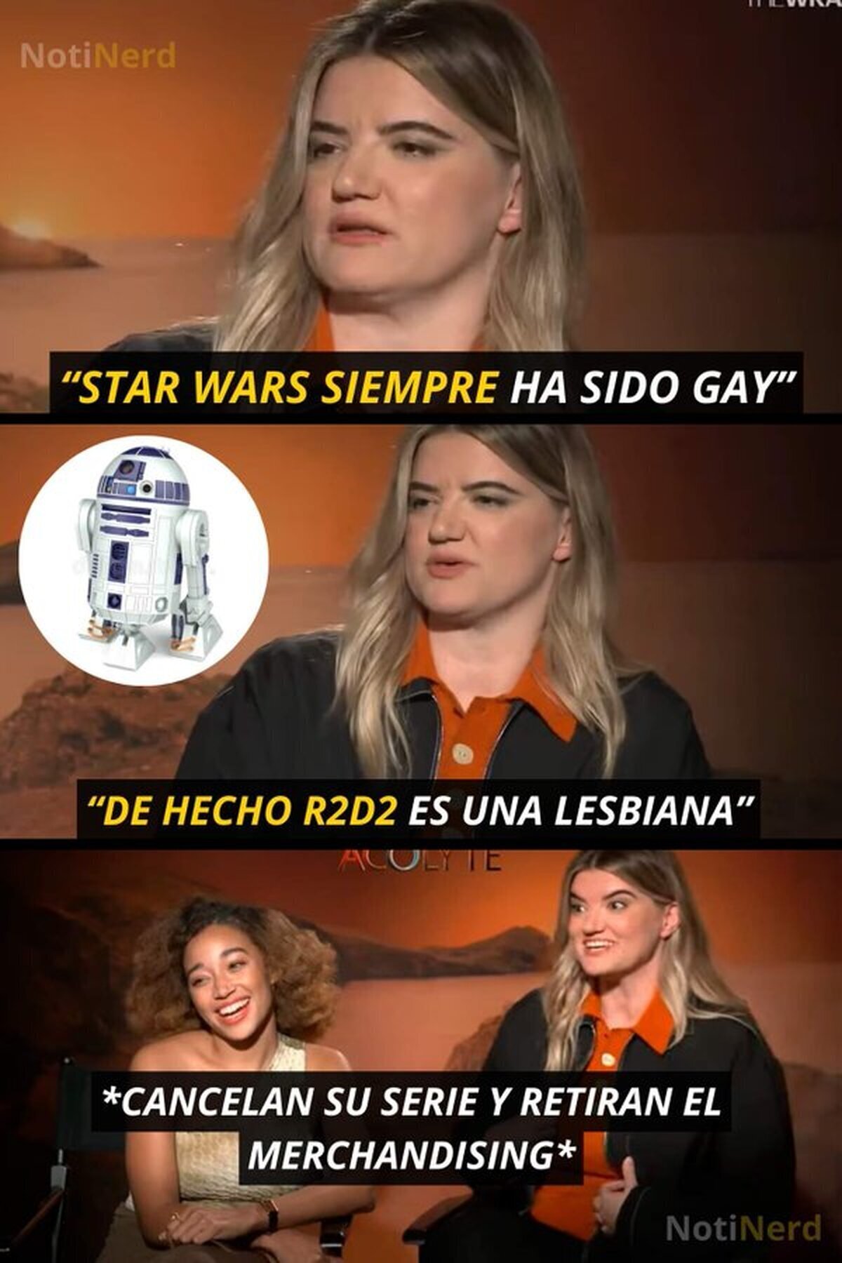 No puedo creer que esto sea una declaracion real de la escritora de The Acolyte