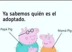 El adoptado en Peppa Pig