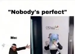 &iquest;Como que NADIE es perfecto?