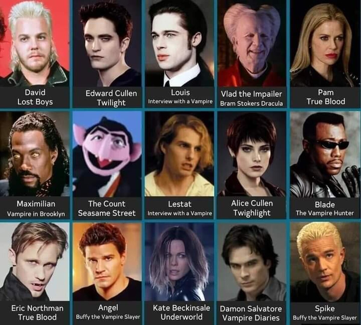 ¿Y tu vampiro favorito cual es?
