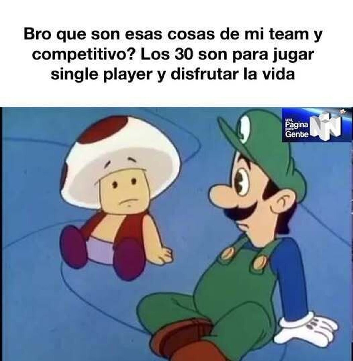 Es para estar tranquilos