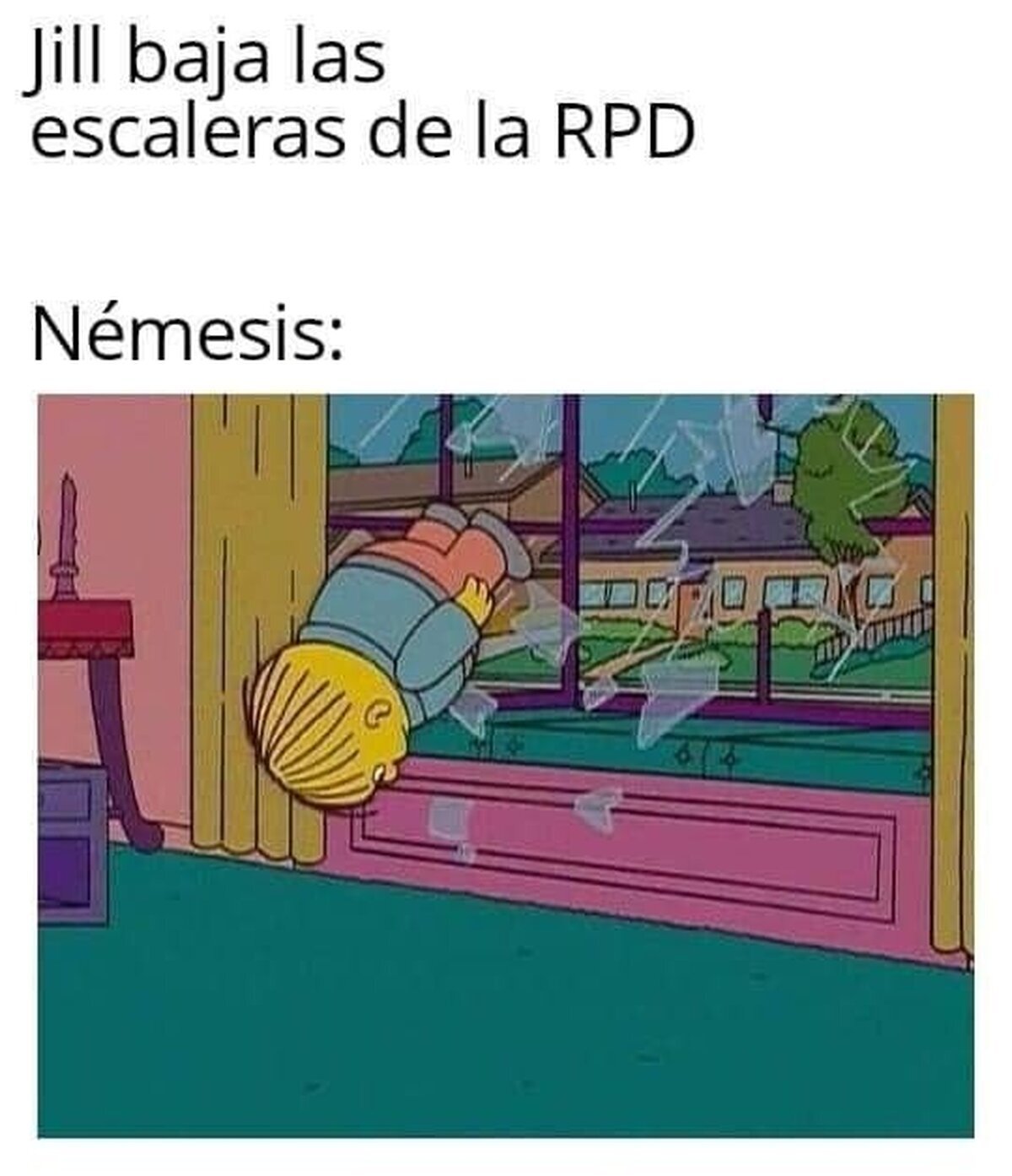 El desgraciado me asustó