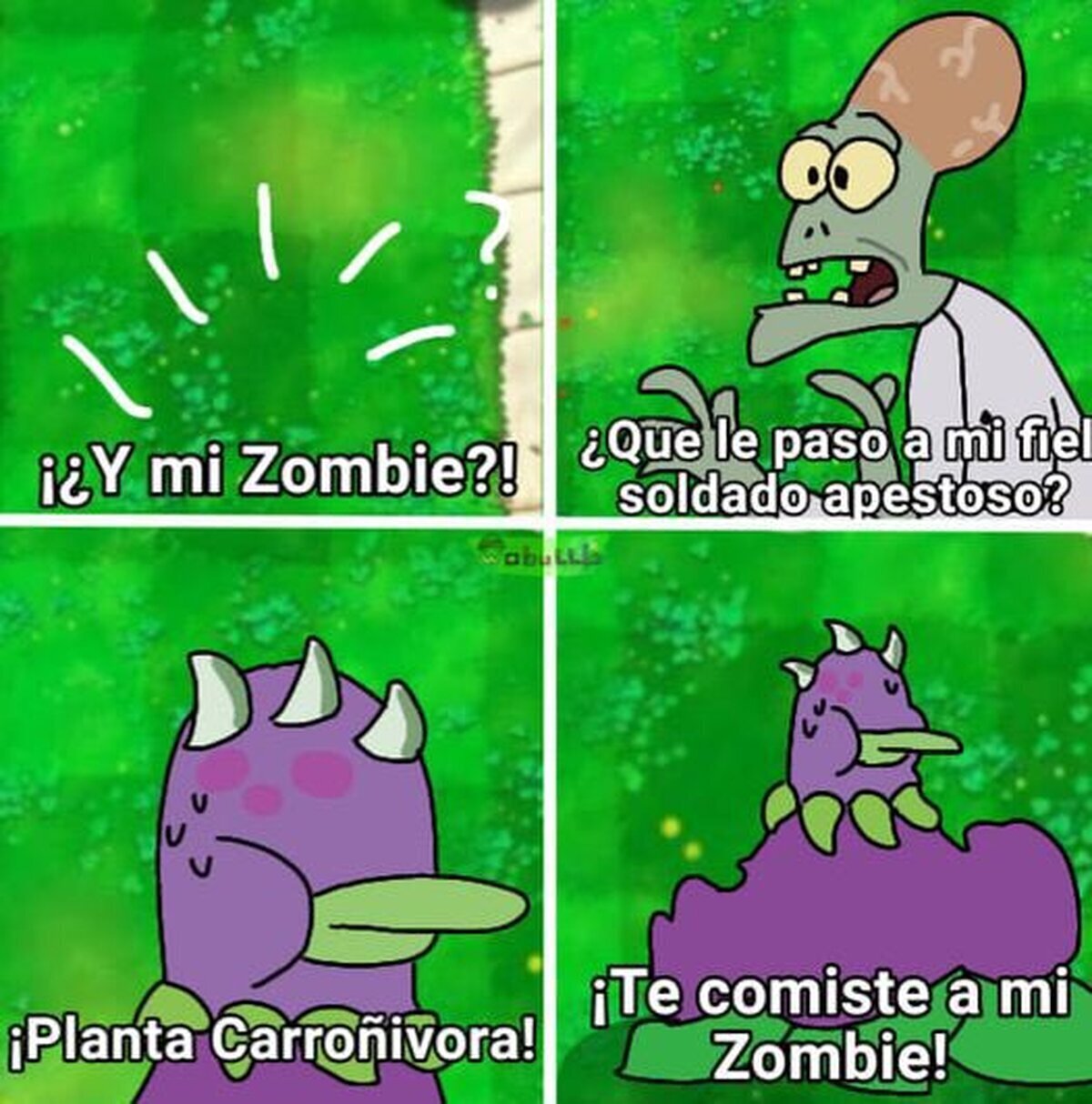Bien, para eso te planté