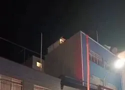 Freezer en una cabalgata de Navidad. Muy &eacute;pico