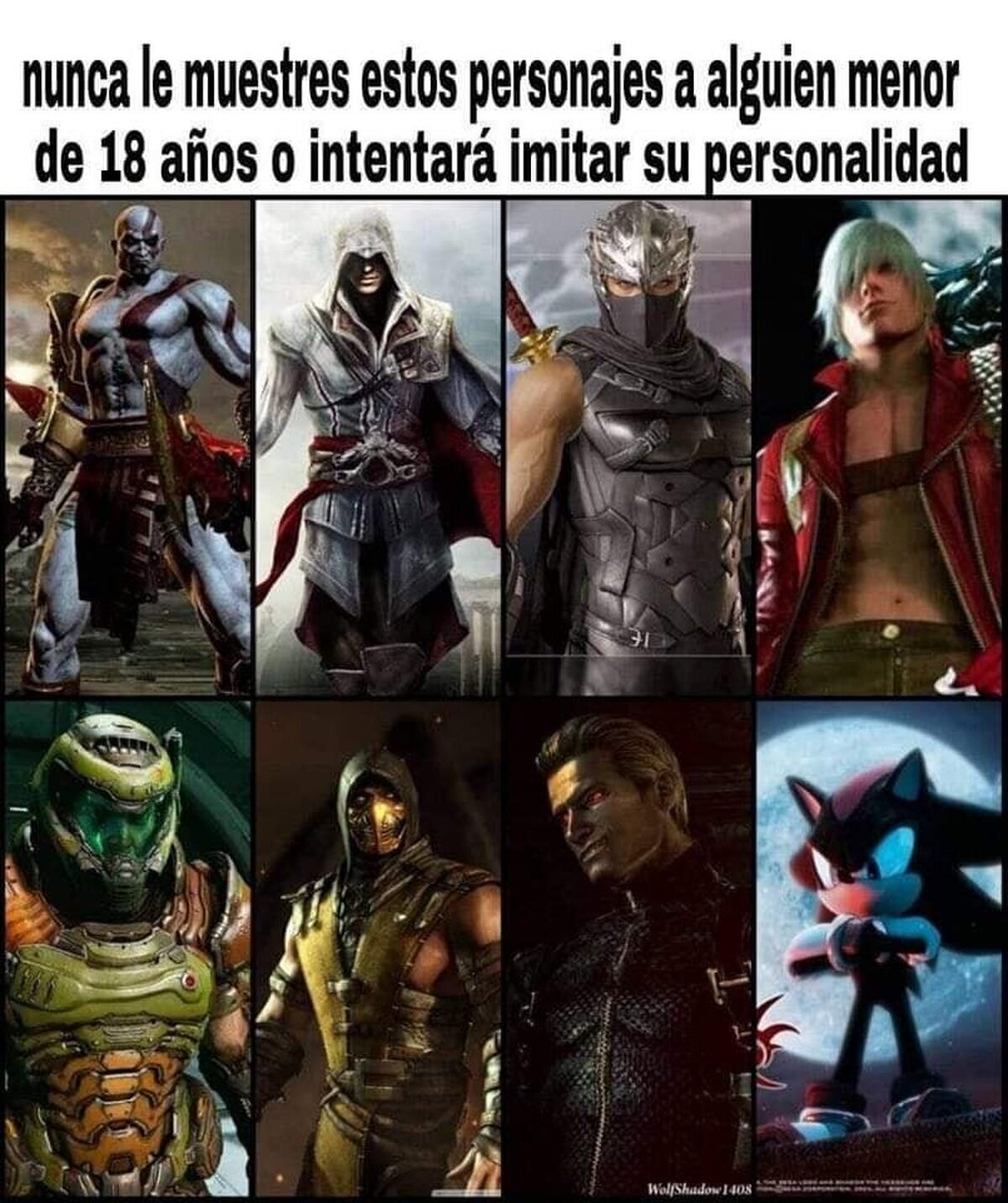 Hasta alguno mayor de 18...
