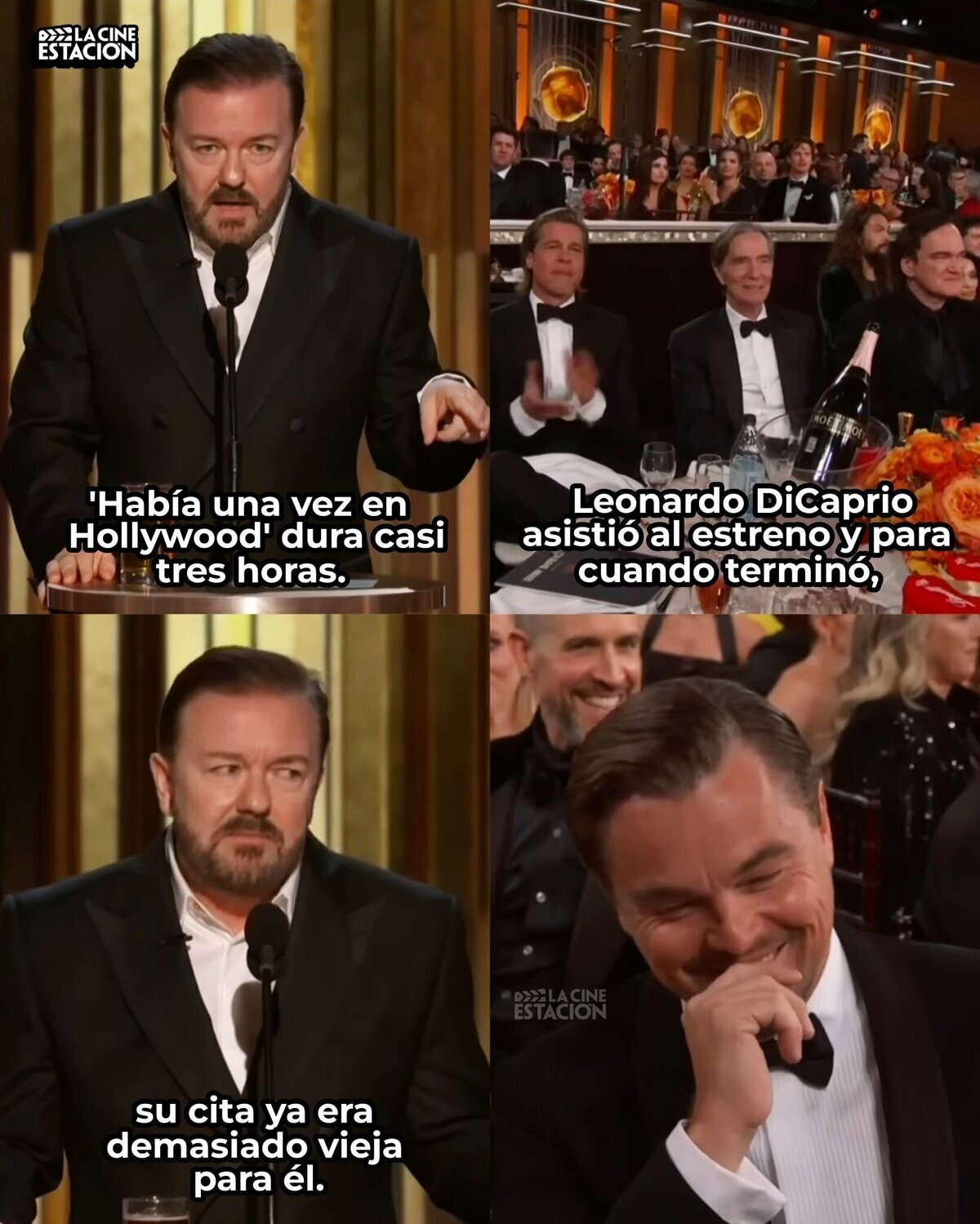 Este burn de Ricky Gervais...