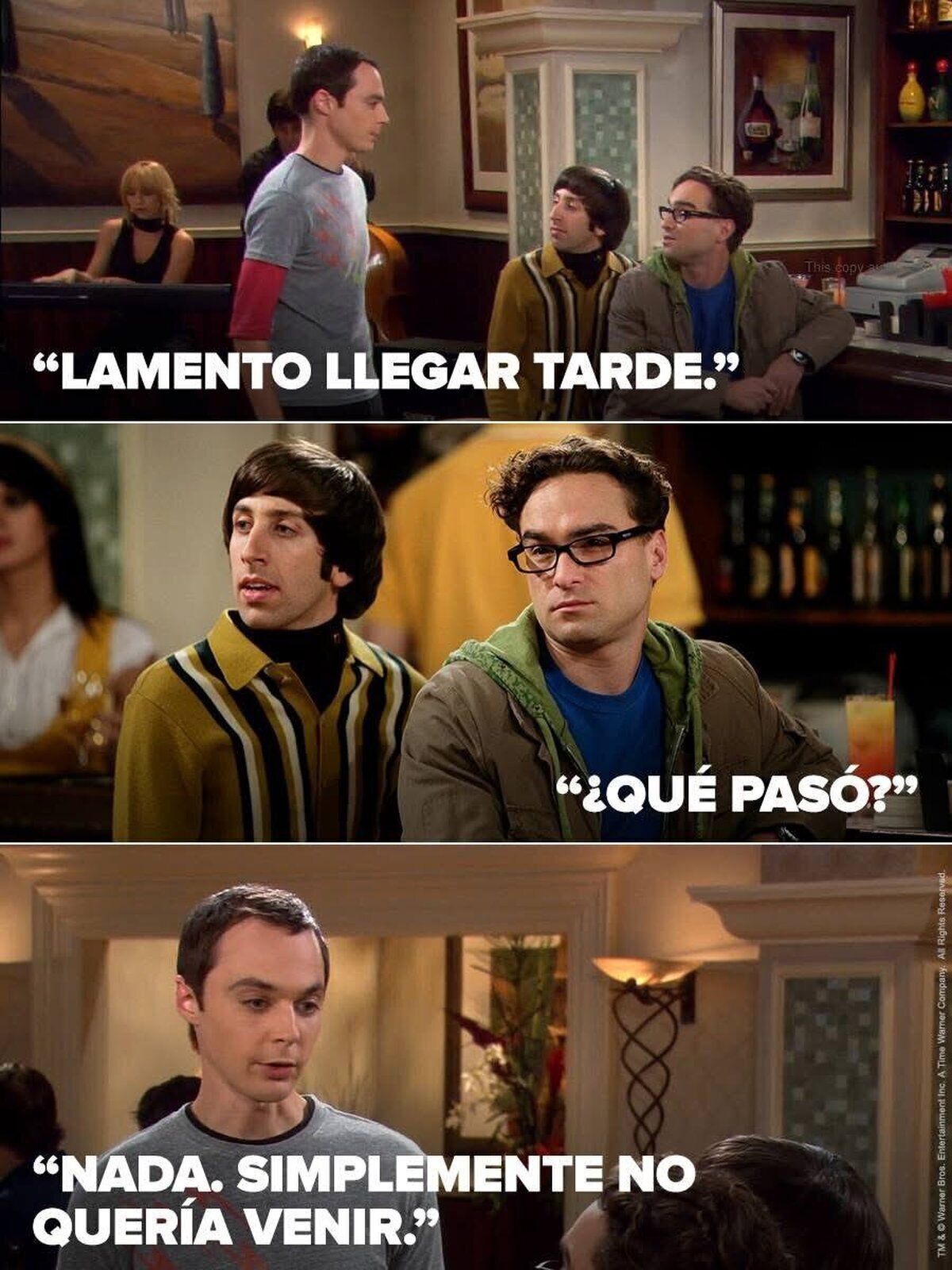 A veces soy como Sheldon