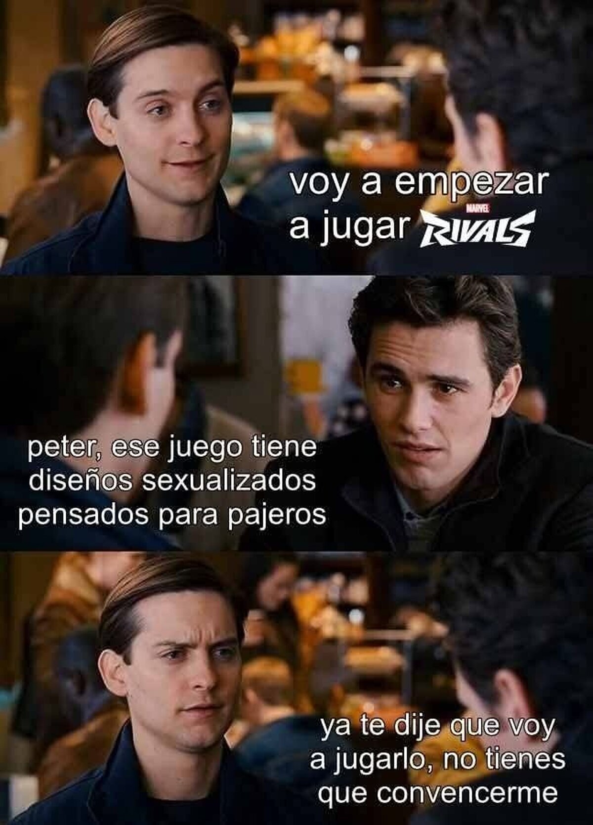 Es curioso que sea Spiderman quien lo diga