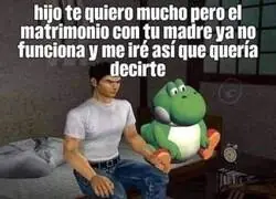 Necesito esa consola, hijo