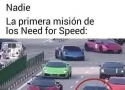 La primera mision del NFS