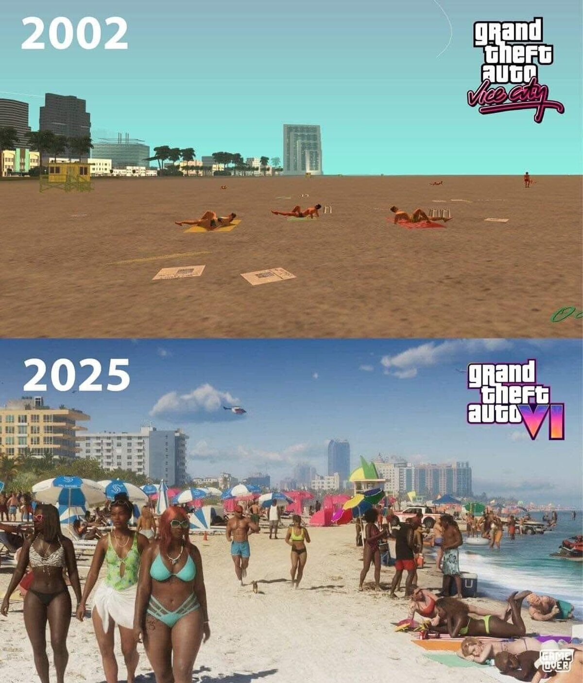 "Antes todo esto era un render plano"