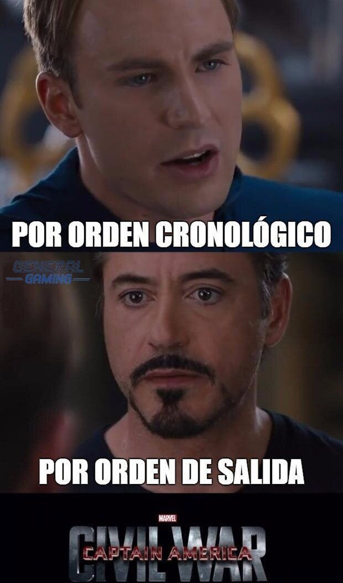 ¿En qué orden se juegan los títulos?
