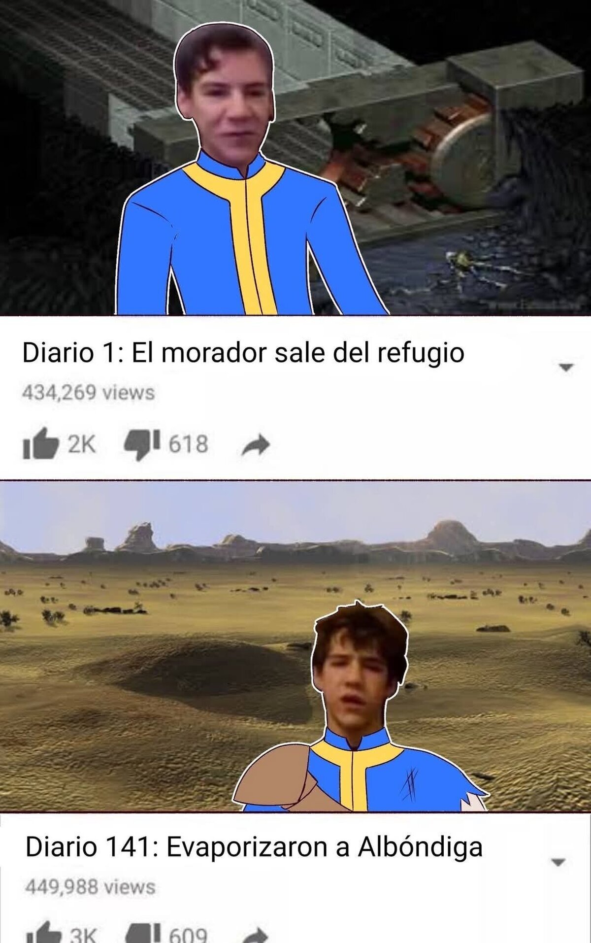 La vida de un morador del refugio