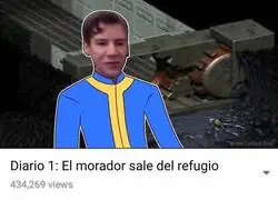 La vida de un morador del refugio