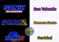 Descubren que cada estreno de Sonic llega en un d&iacute;a festivo