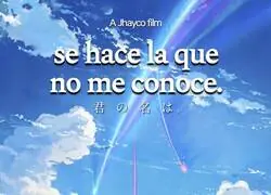 Dicen que este era el nombre alternativo par Your name