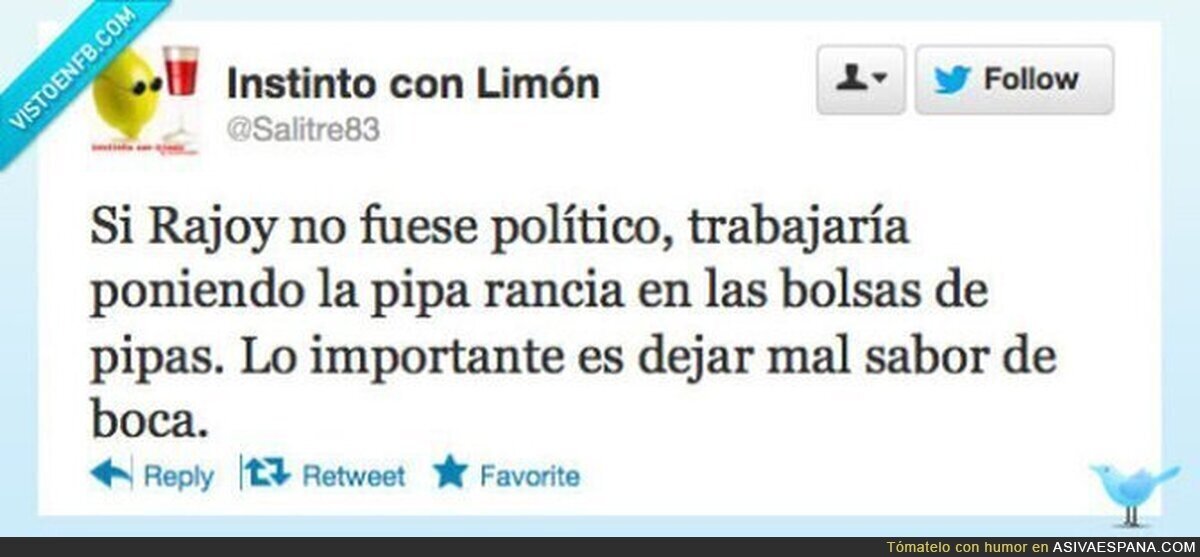 Otro posible curro de Rajoy por @salitre83