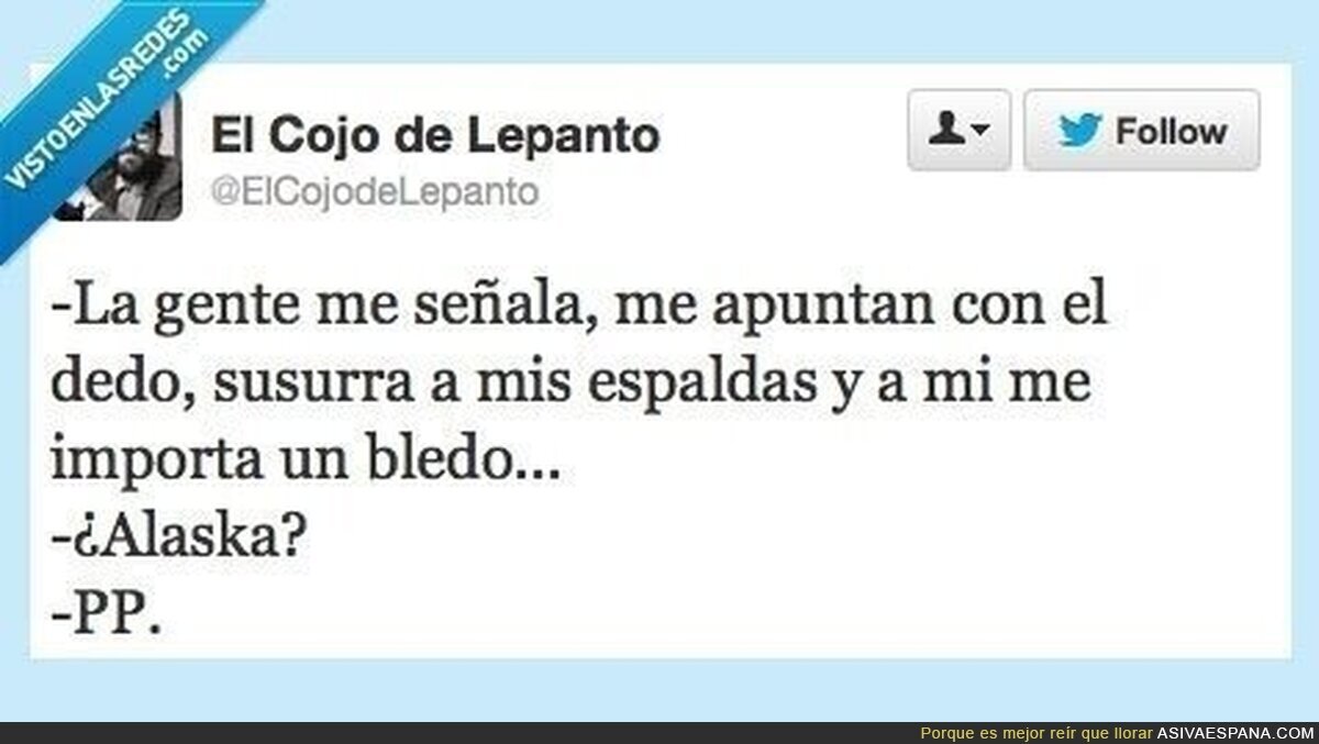 ¡A quién le importa lo que yo haga! por @ElCojodeLepanto
