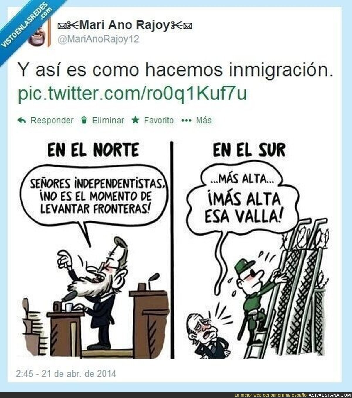 Y así es como se gestionan los problemas en España por @MariAnoRajoy12