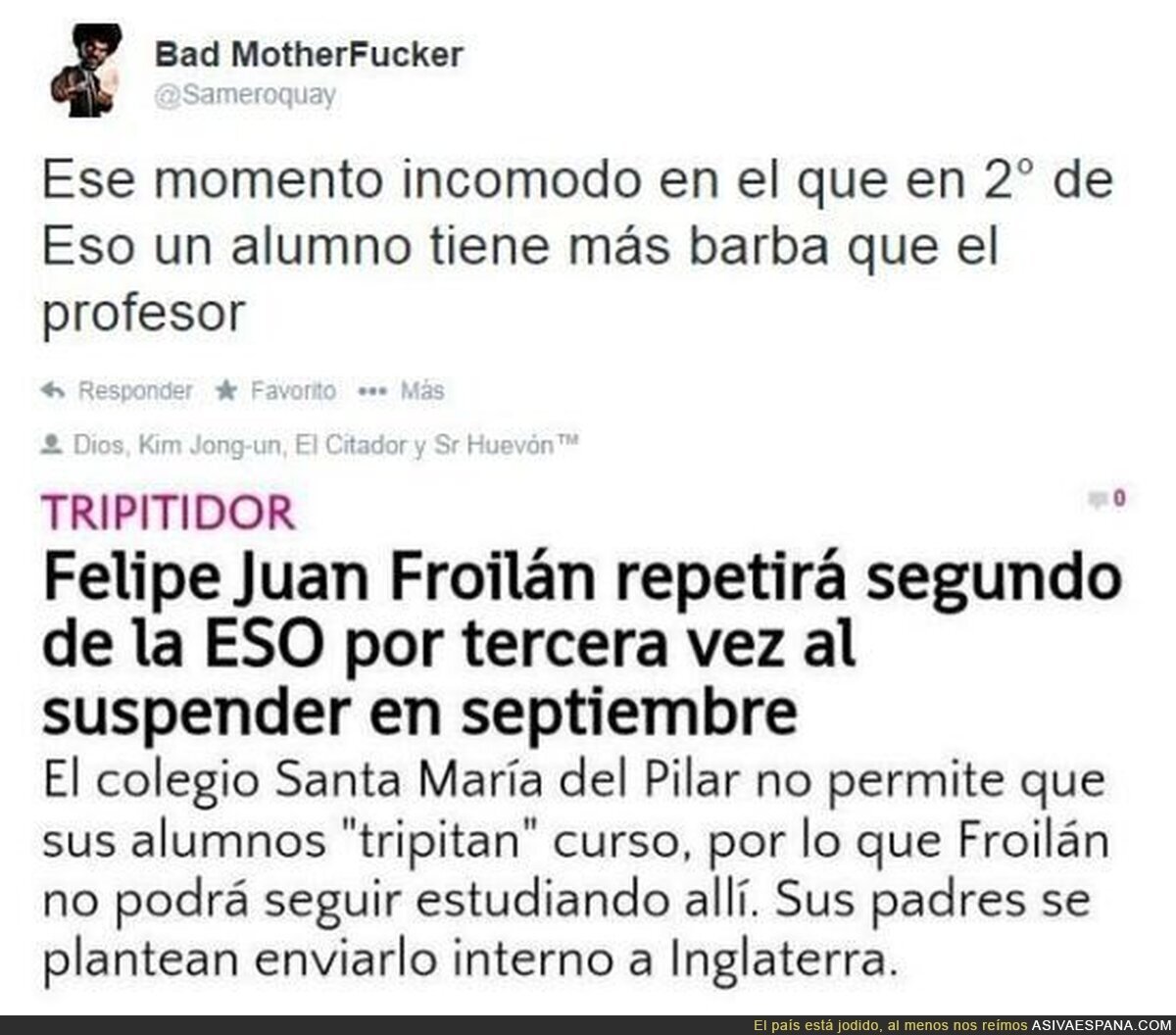 Esos momentos incómodos de Felipe Juan Froilán, por @Sameroquay