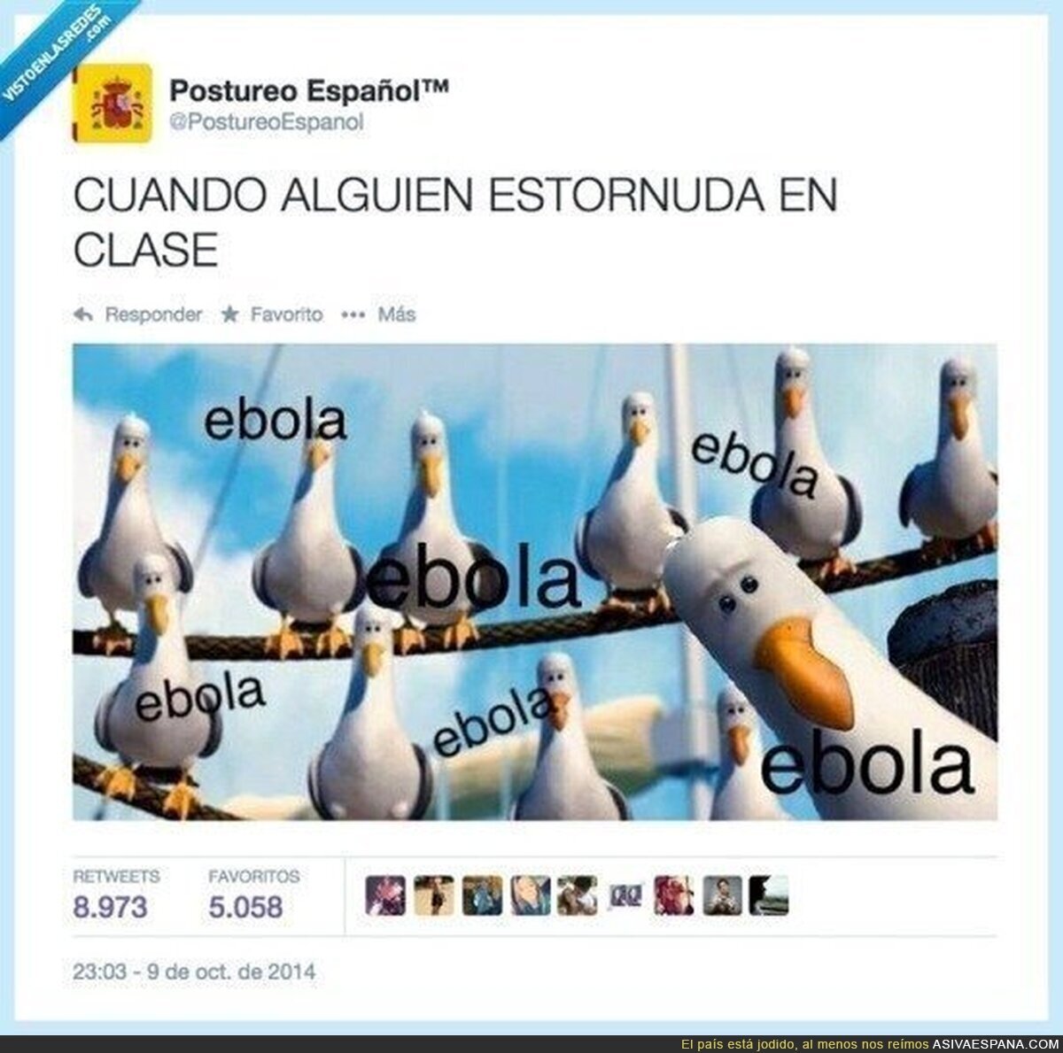 Cuando alguien estornuda en clase por @PostureoEspanol