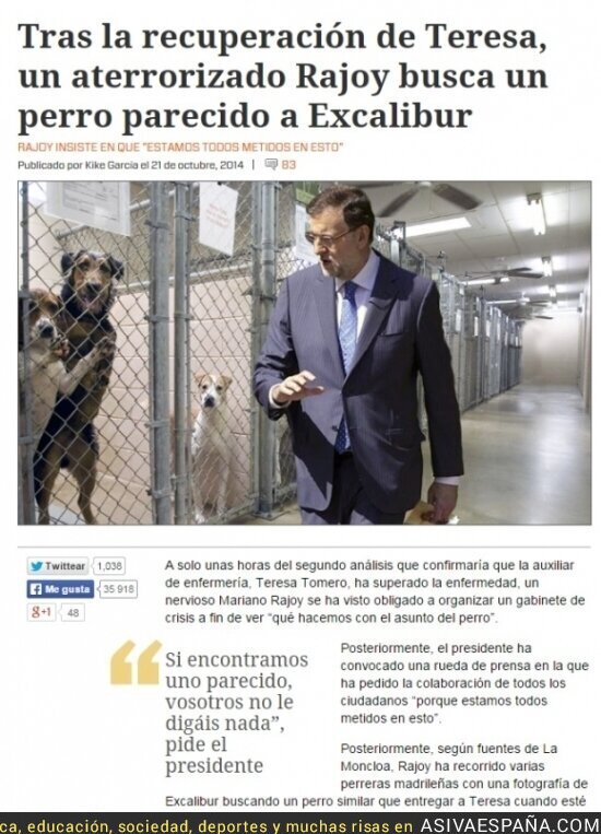 HOY, EN CUARTO MILENIO - Mariano Rajoy asumirá las responsabilidades ... HOY, EN CUARTO MILENIO - Mariano Rajoy asumirá las responsabilidades ...