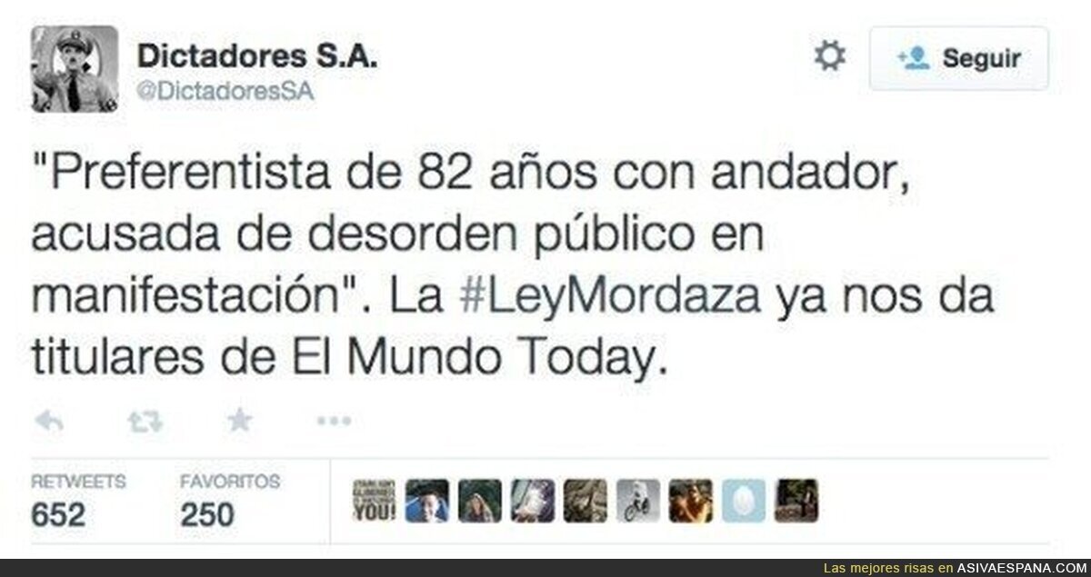 Ojalá fuera una bromade @elmundotoday, pero no por @DictadoresSA