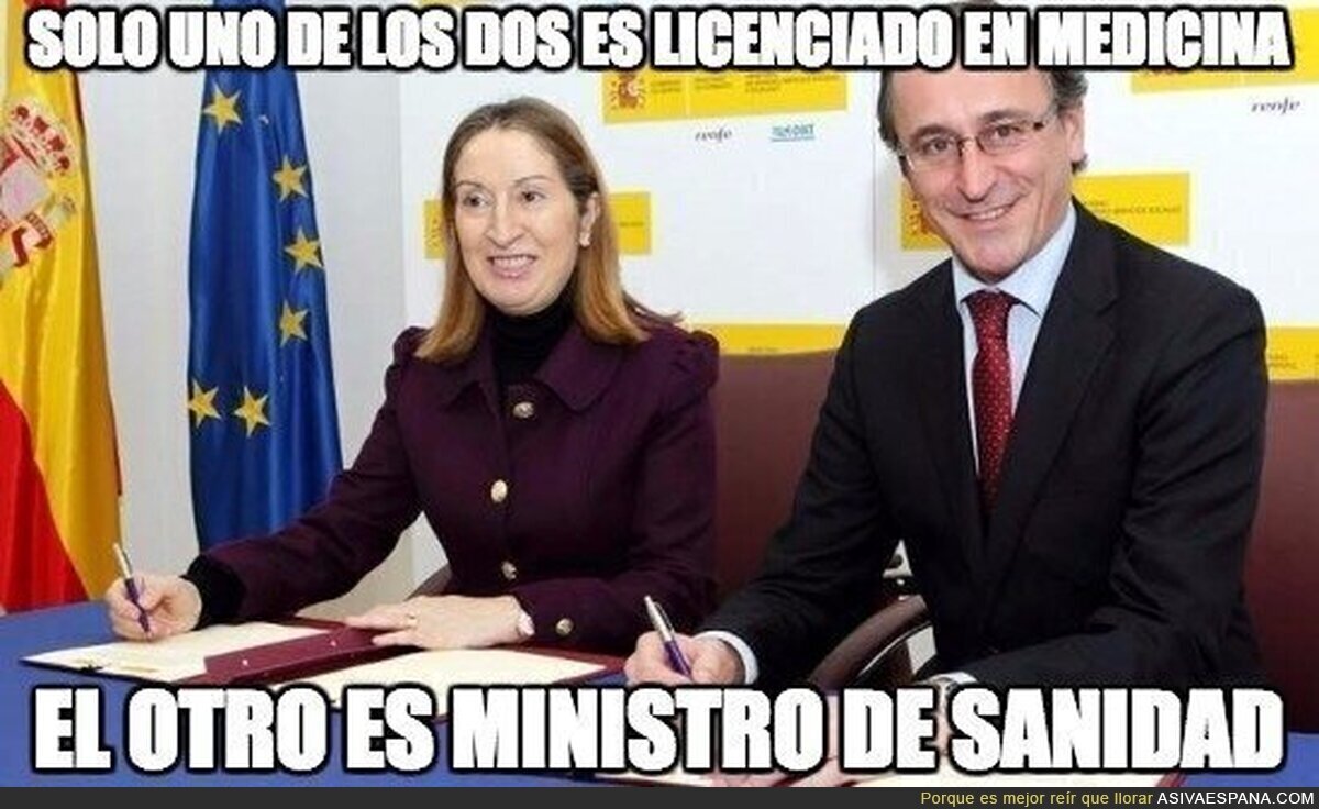 El nivel de ministros españoles