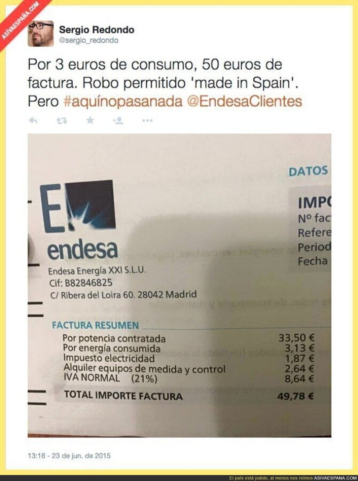 El robo de las eléctricas en España