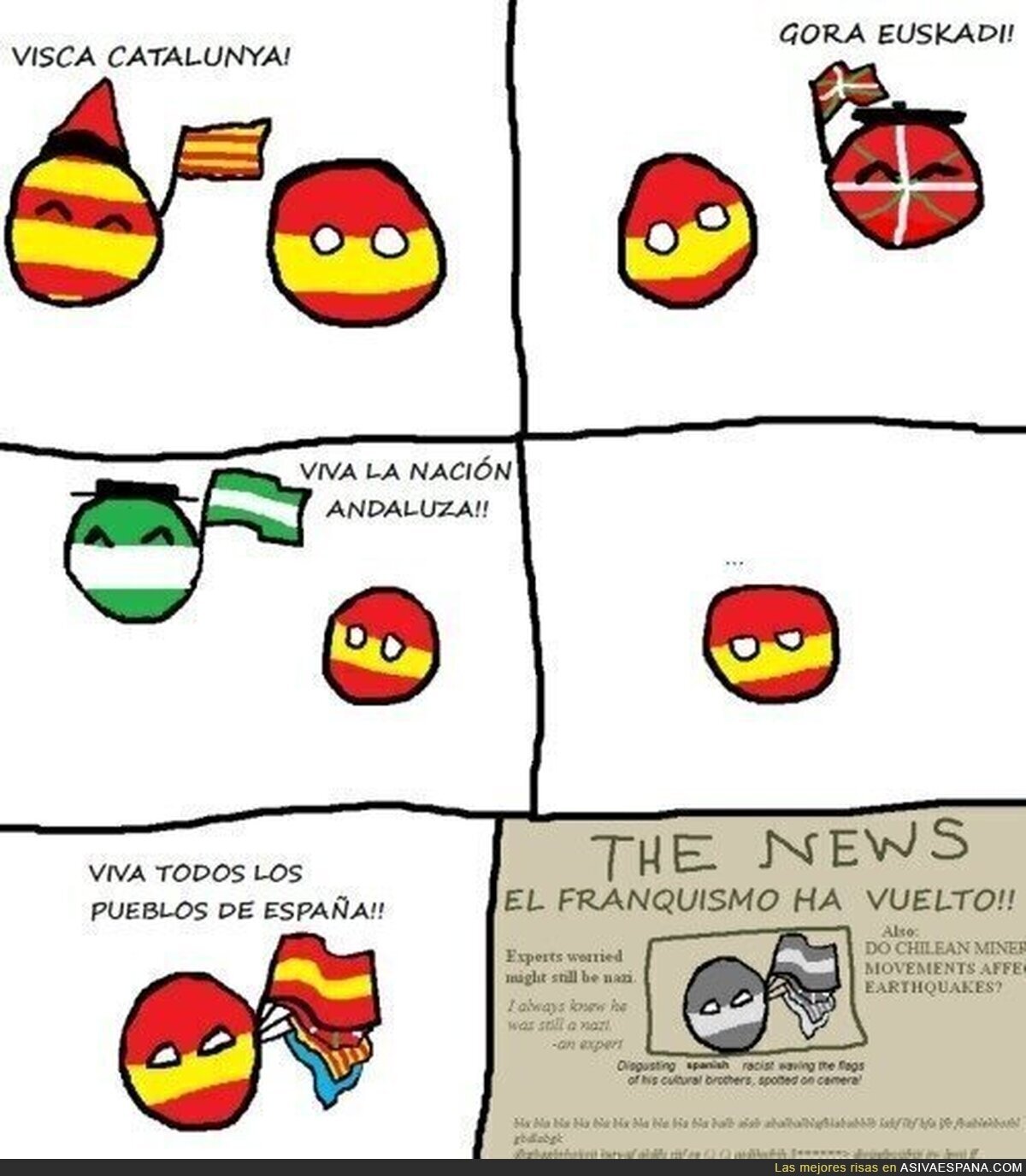 Así se ve el patriotismo español