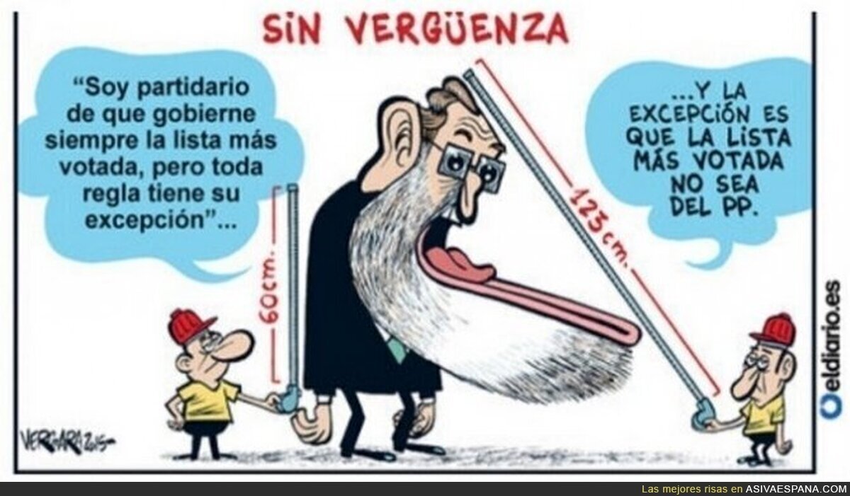 La hipocresía de Rajoy