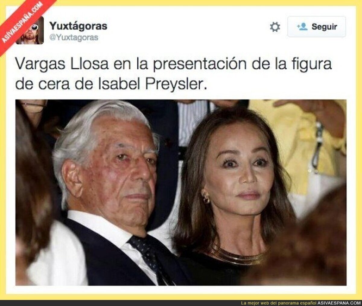 Vargas Llosa no se ha querido perder el evento