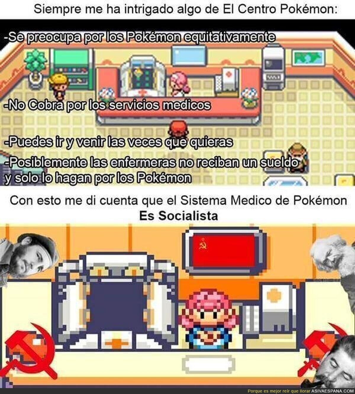El sistema médico de Pokémon