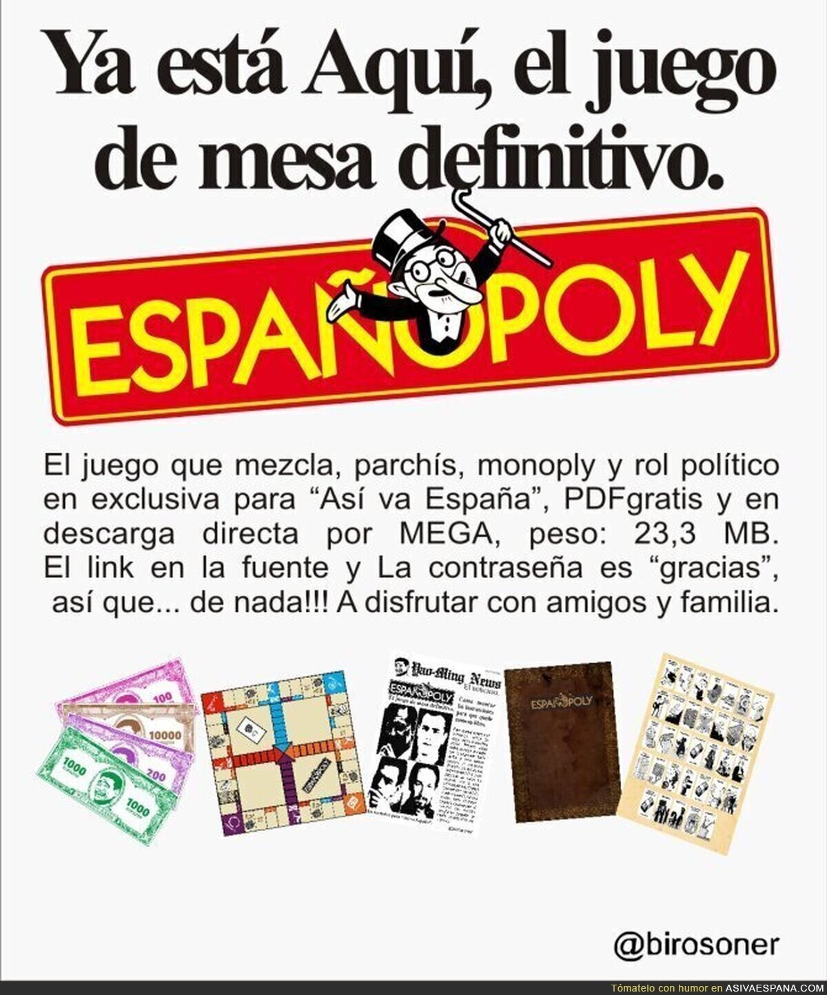 ESPAÑOPOLY, ¡ya disponible! en exclusiva para "Así va España"