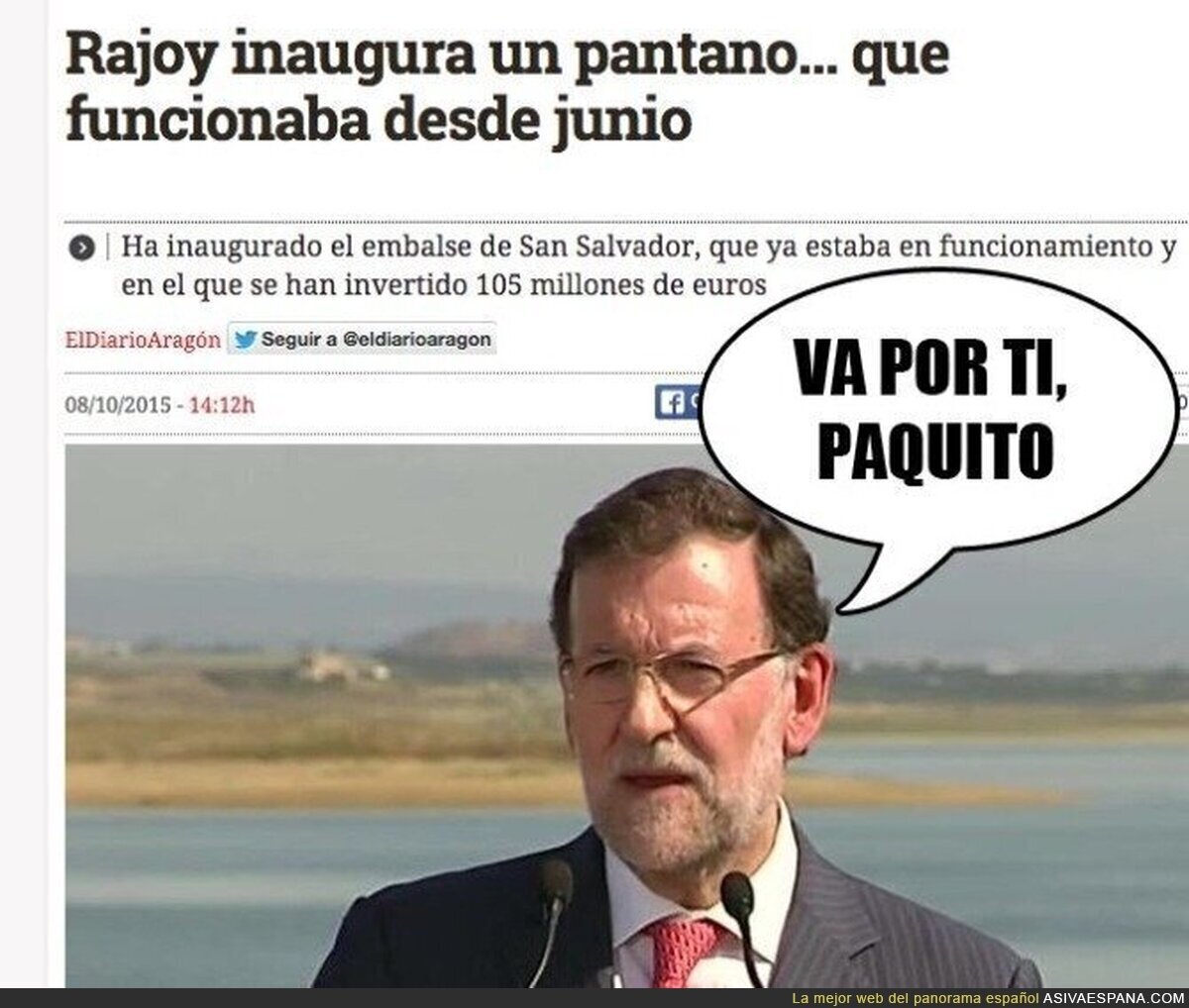 Mariano Rajoy siguiendo tradiciones