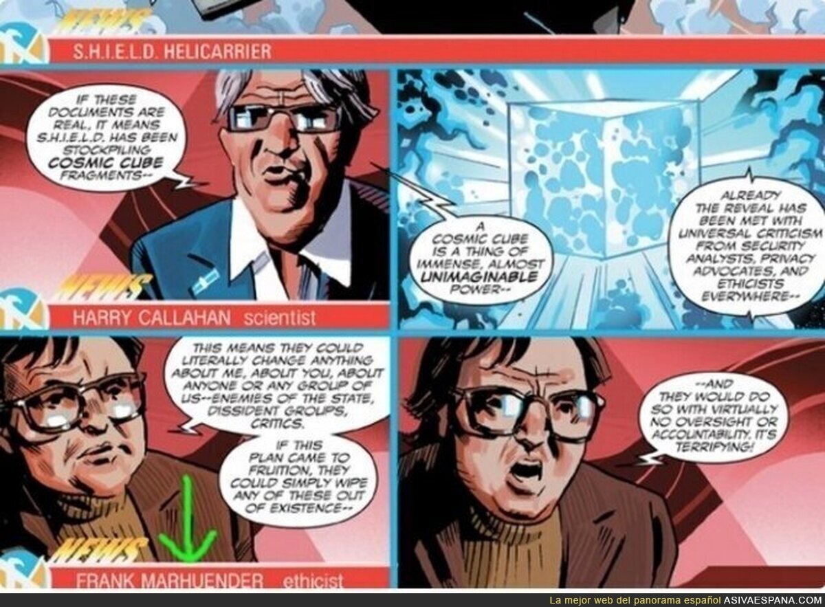 Paco Marhuenda aparece en un cómic del Capitán América... y Pepe Domingo Castaño