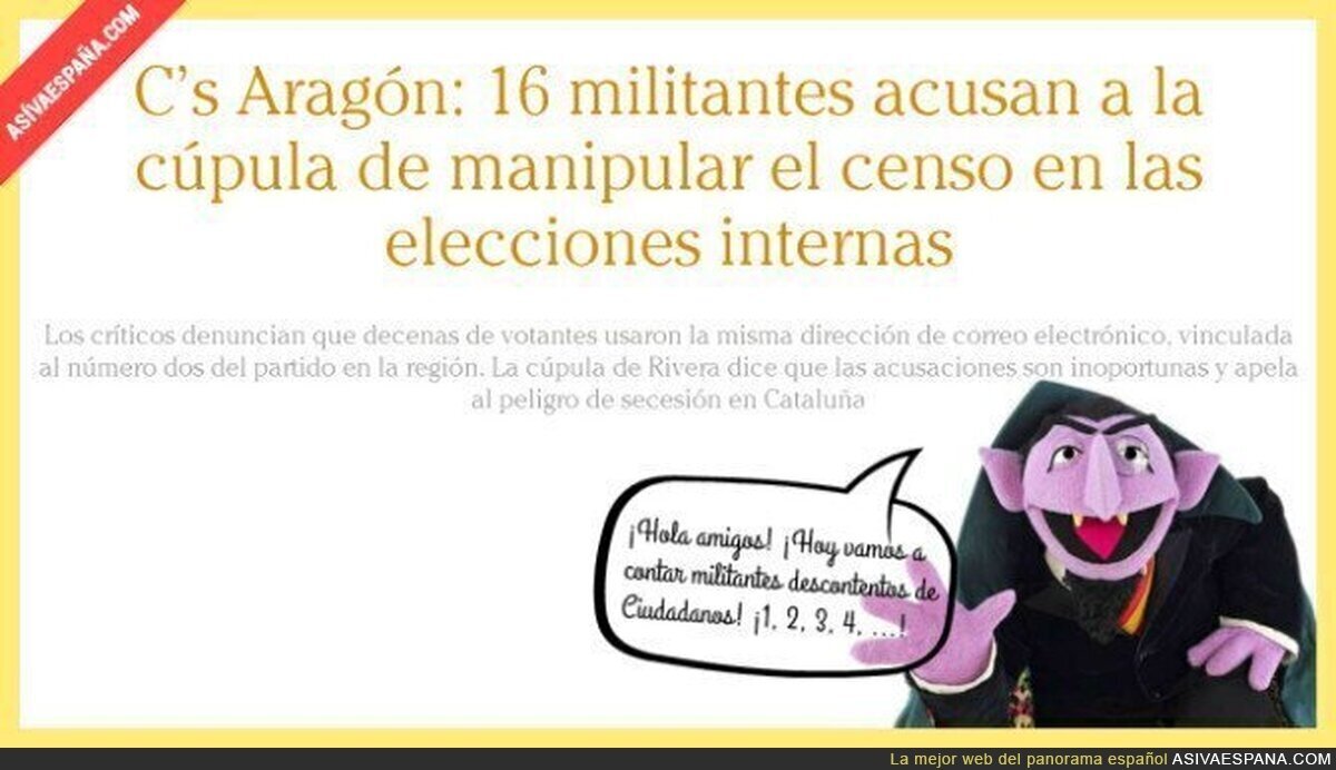Descontento en Ciudadanos de Aragón